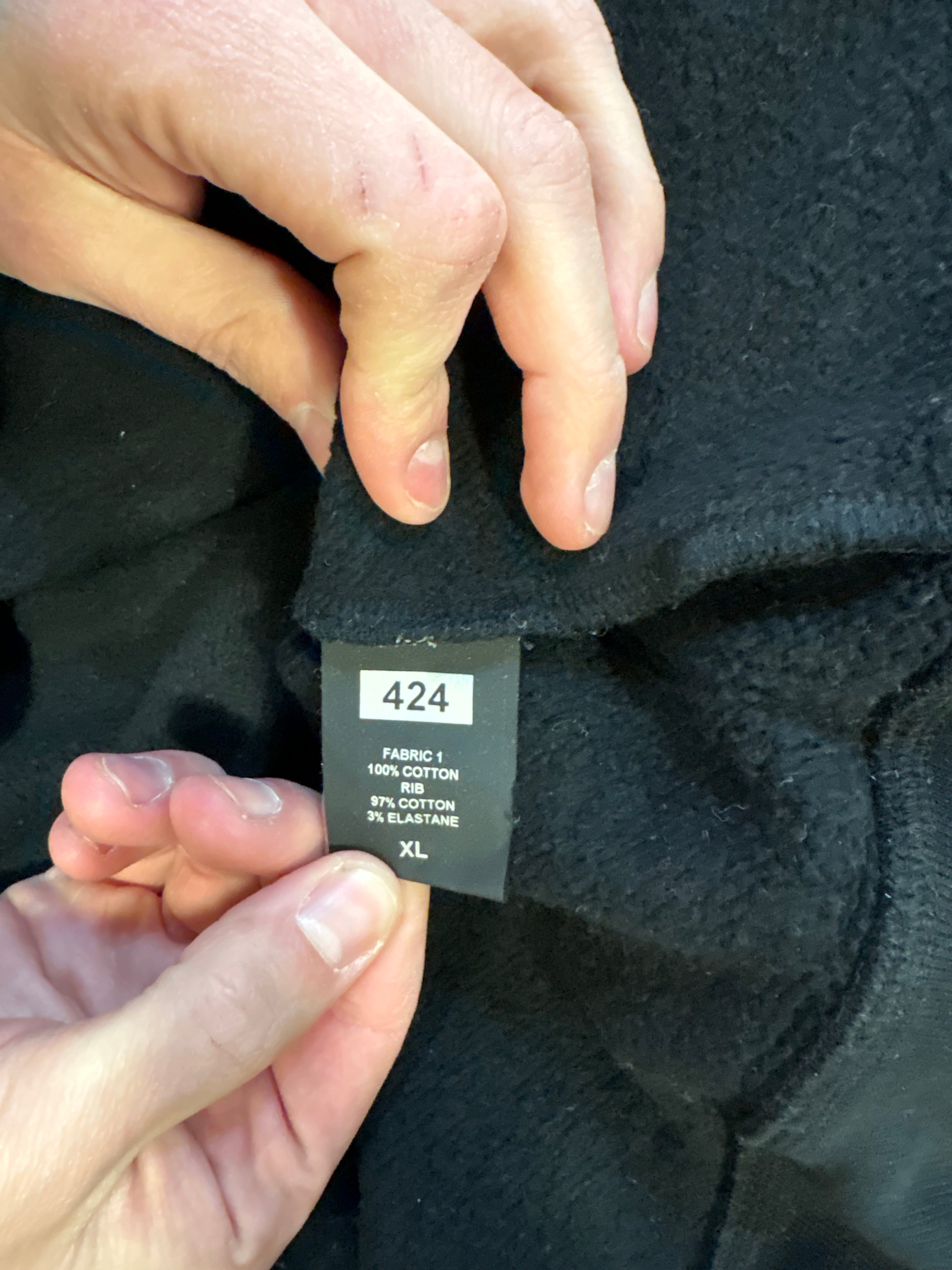 424 Hoodie Black XL