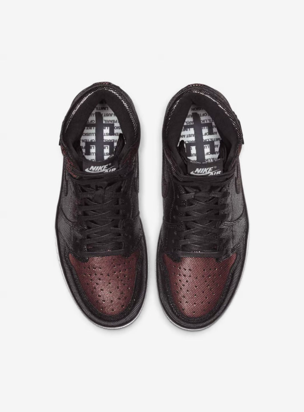 Air Jordan 1 Retro High Fearless Metallic Rose Gold
