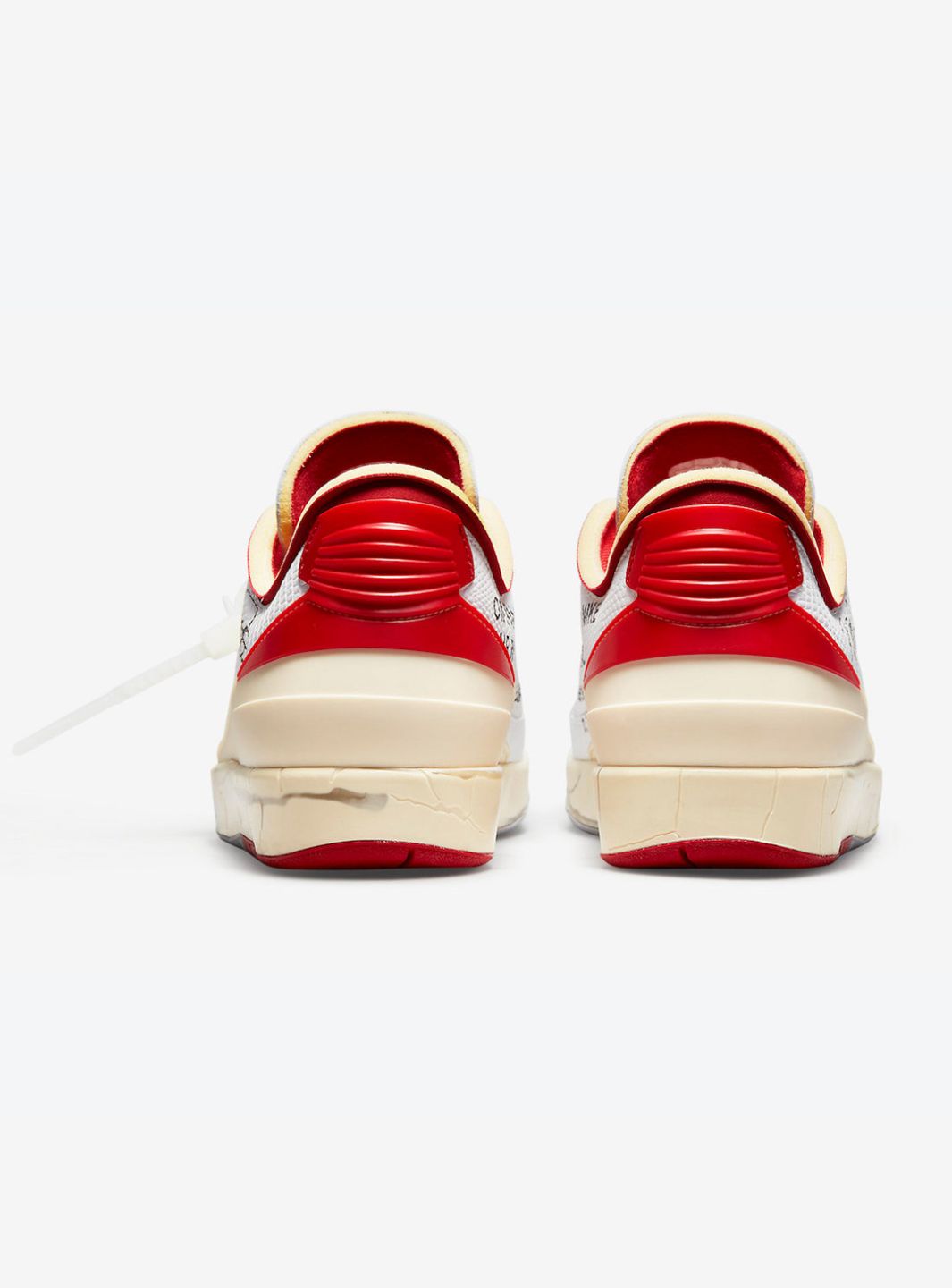 Air Jordan 2 Retro Low SP Off-White White Red