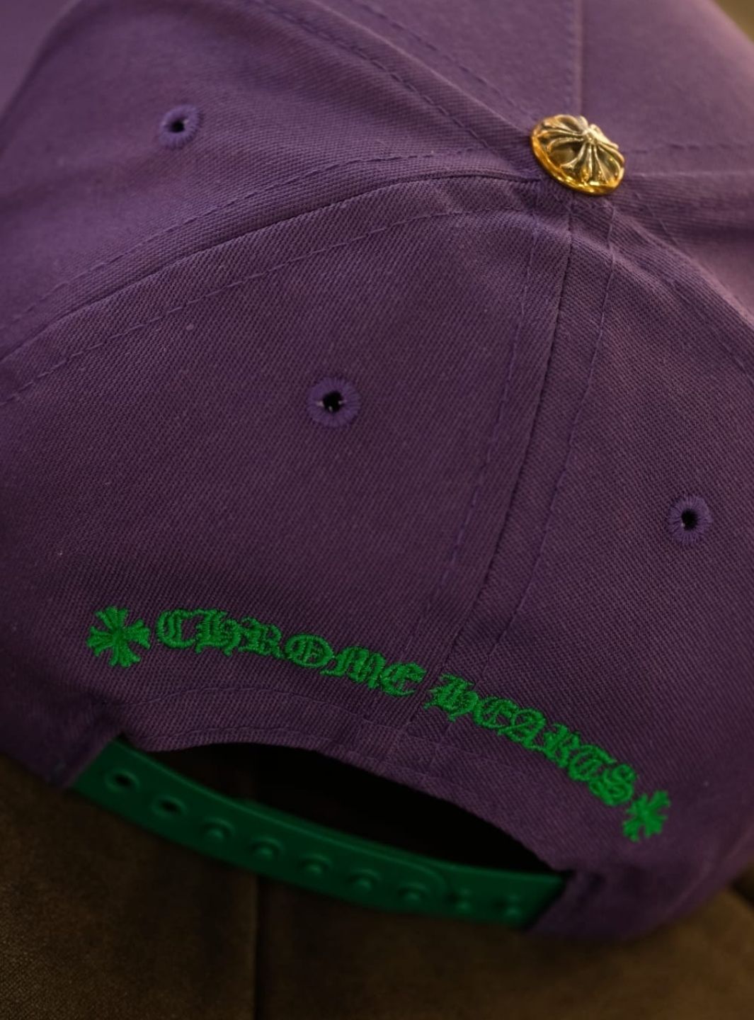 Chrome Hearts CH Baseball Cap Purple/Green