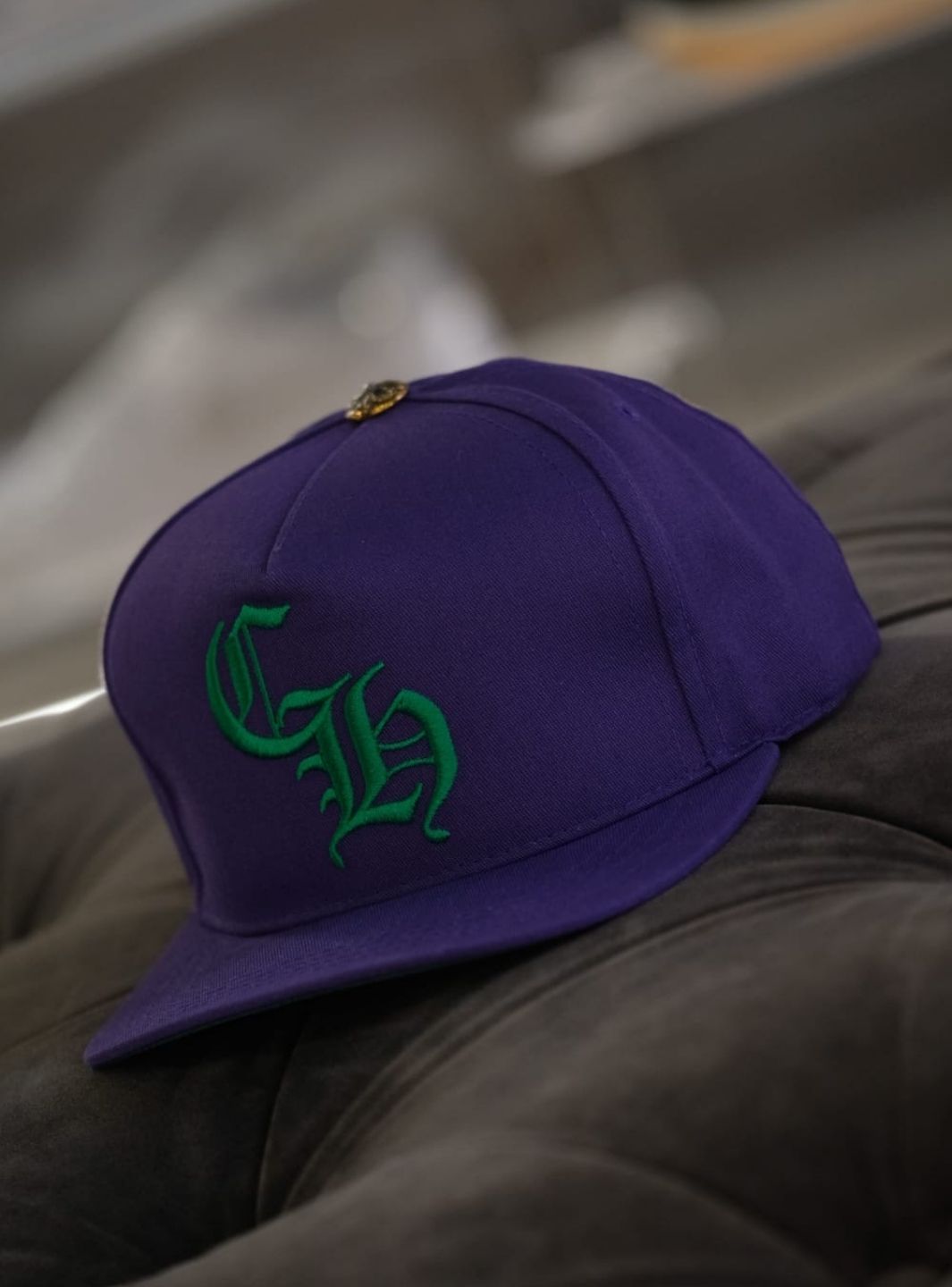 Chrome Hearts CH Baseball Cap Purple/Green