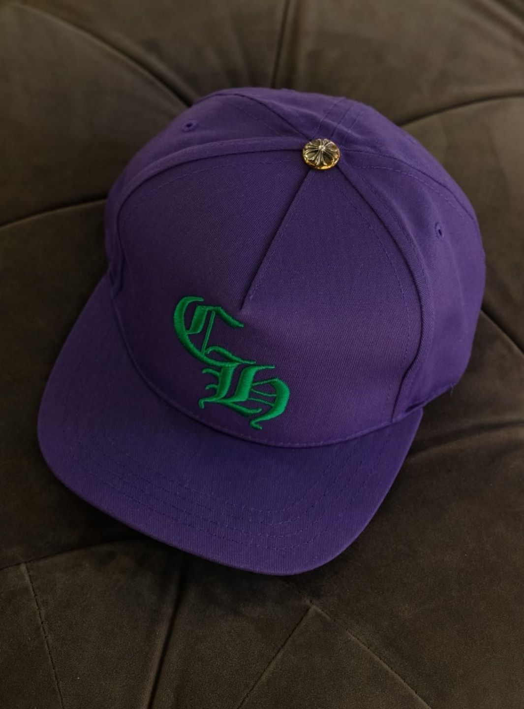 Chrome Hearts CH Baseball Cap Purple/Green