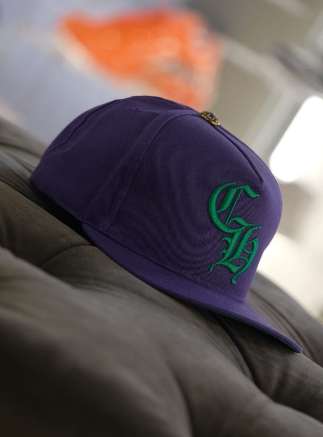 Chrome Hearts CH Baseball Cap Purple/Green