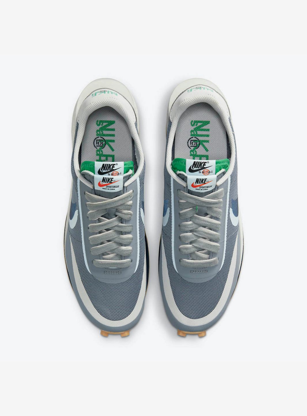Nike LD Waffle Sacai CLOT Kiss of Death 2 Cool Grey