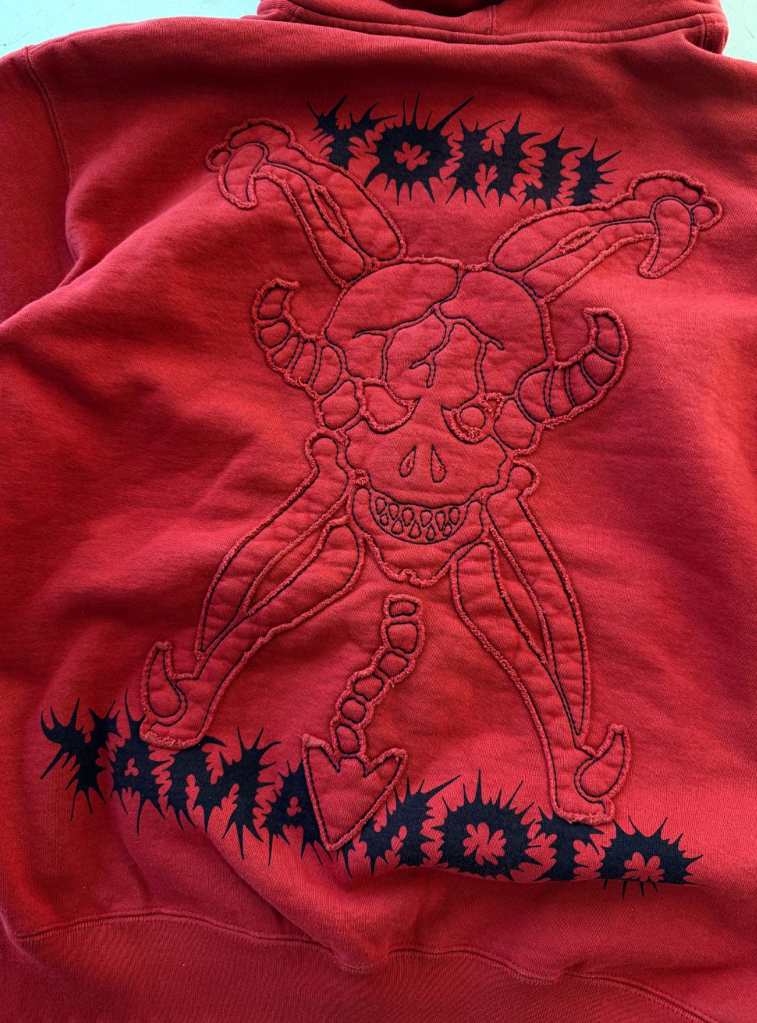 Supreme Y's by Yohji Yamamoto Zip Up Hooded Sweatshirt Red