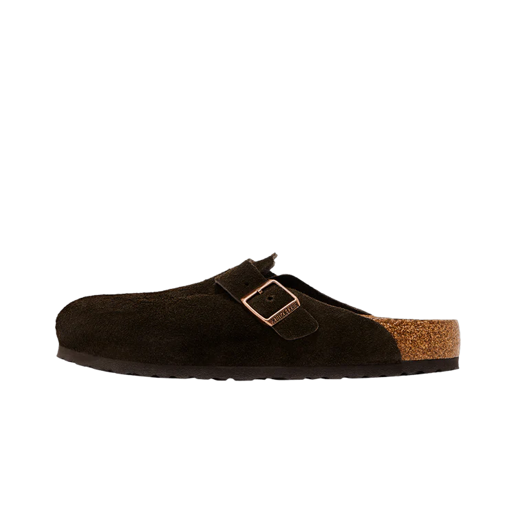 Birkenstock Boston Soft Footbed Suede Mocha