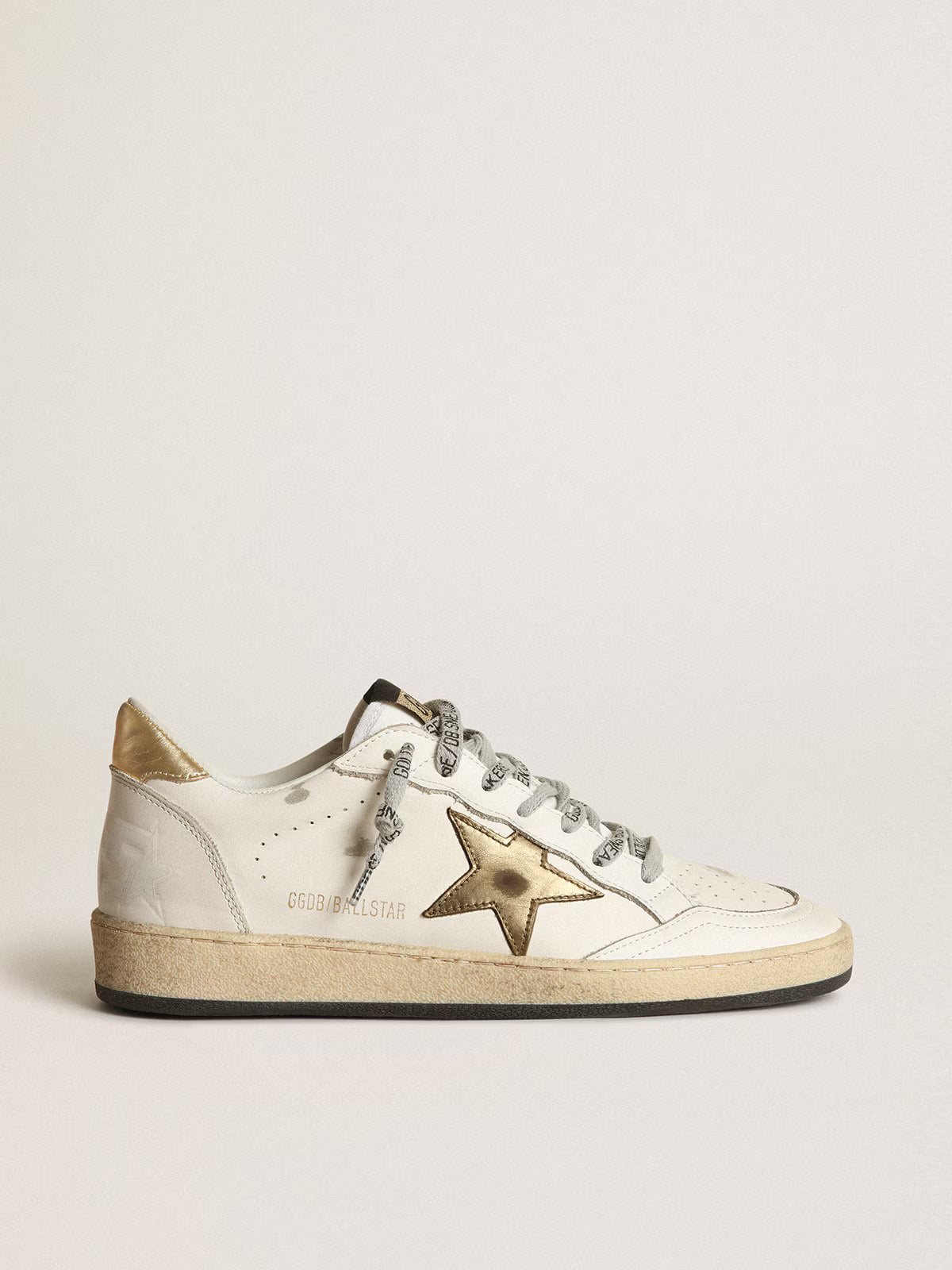 Golden Goose Ball Star Donna con stella e talloncino dorati