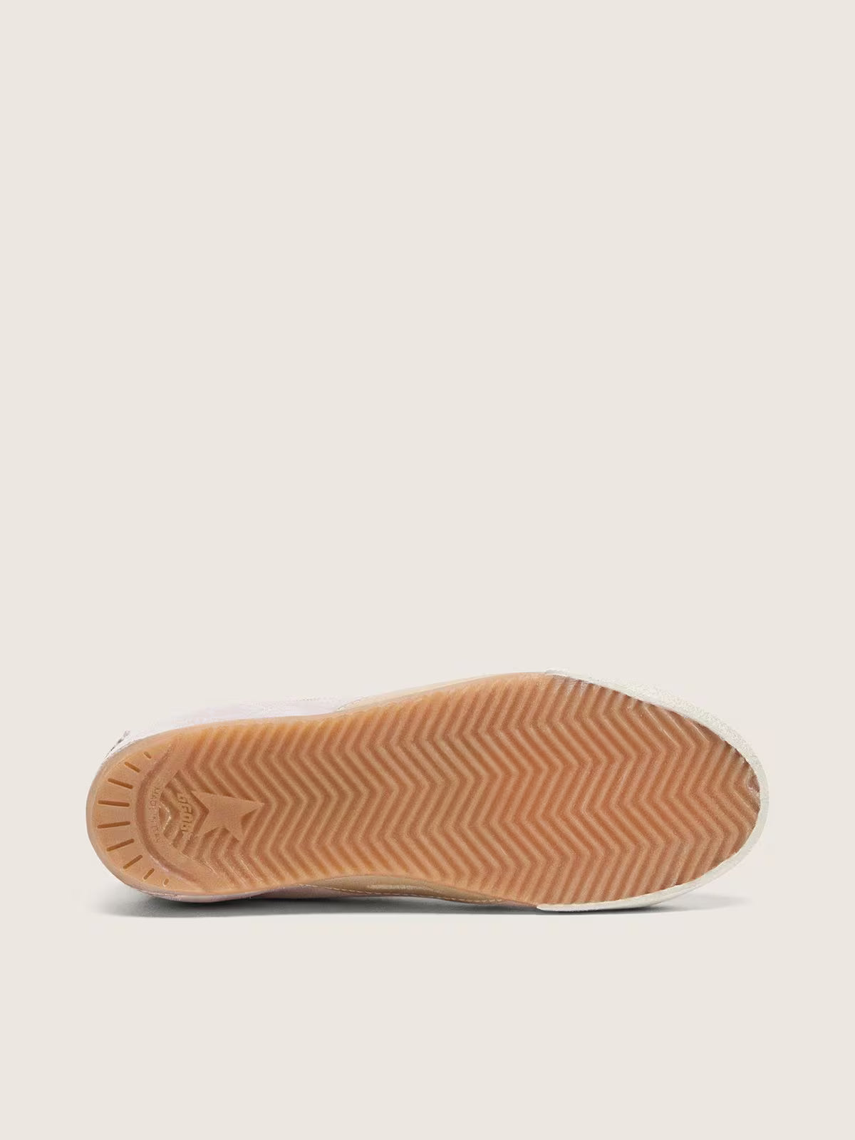 Golden Goose True-Star Donna in suede rosa pastello con stella e talloncino argento