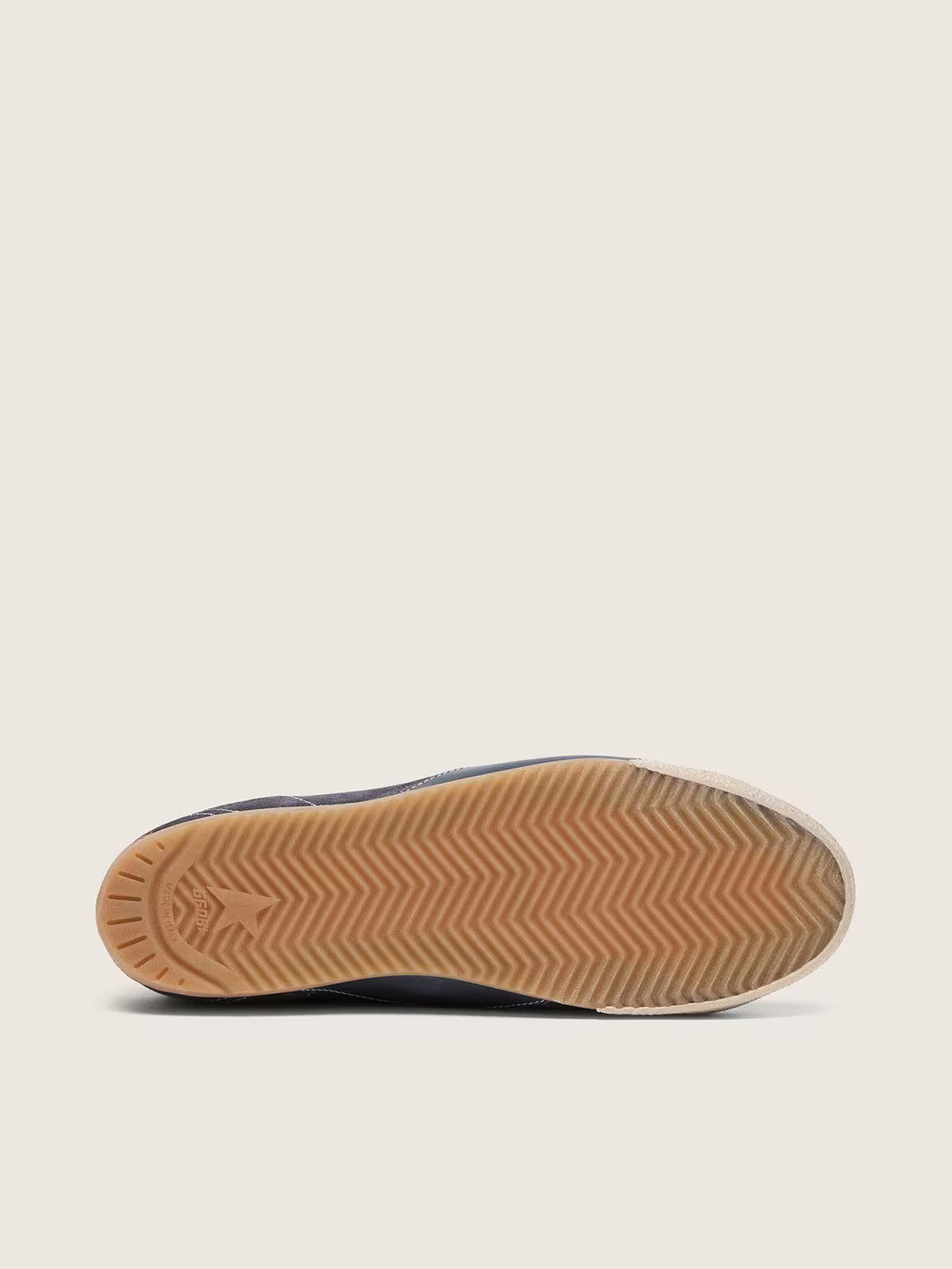 Golden Goose True-Star Donna in suede blu scuro con stella e talloncino in nappa bianca