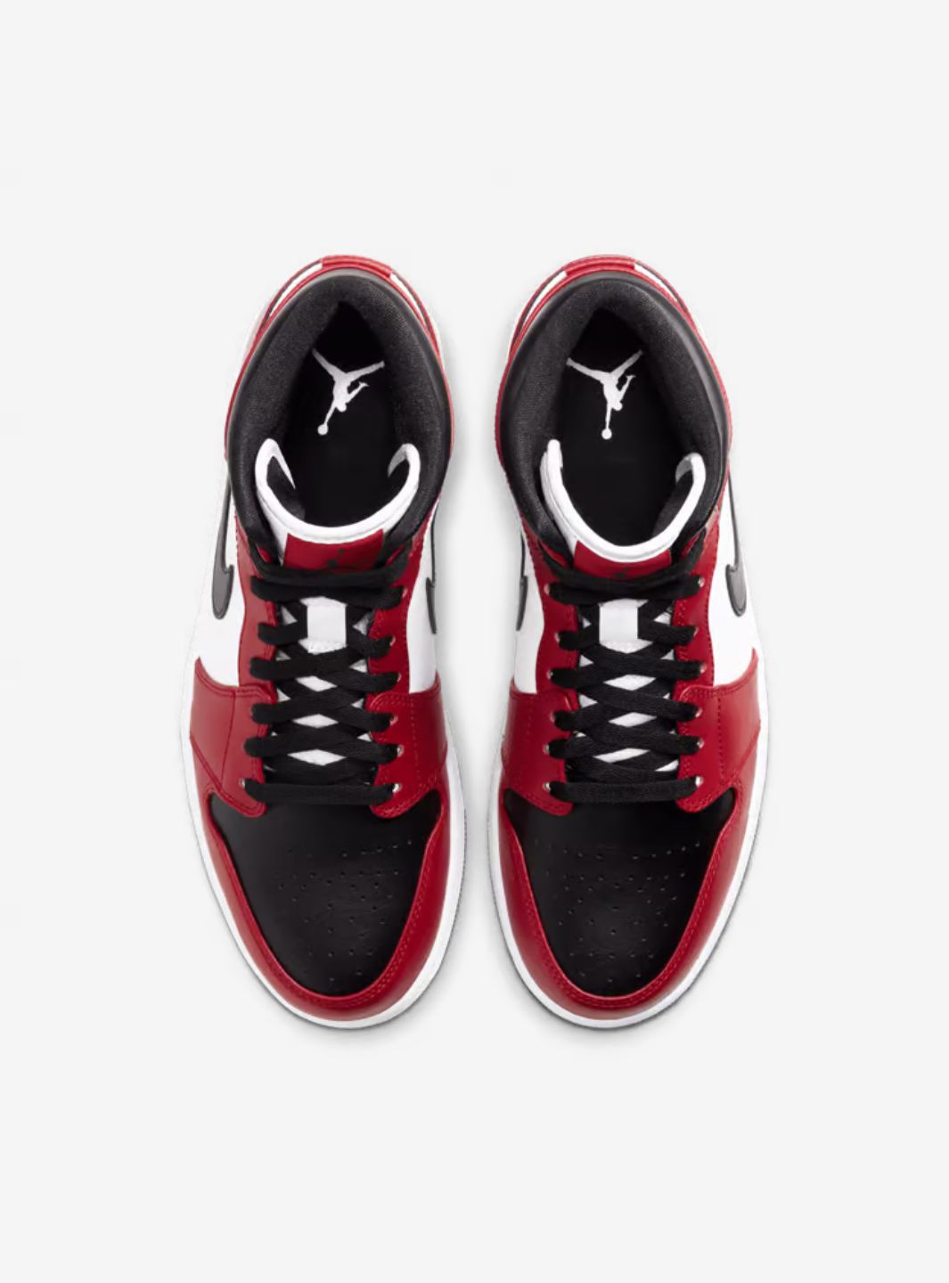 Air Jordan 1 Mid Chicago Black Toe