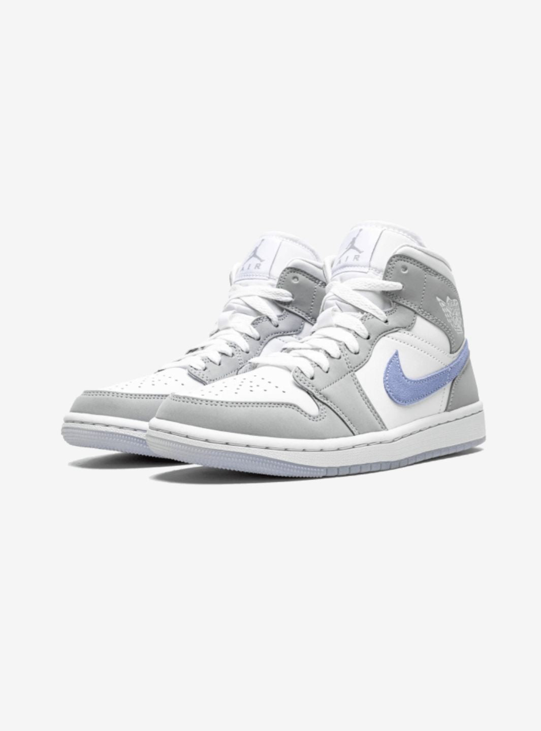 Air Jordan 1 Mid Wolf Grey Aluminum