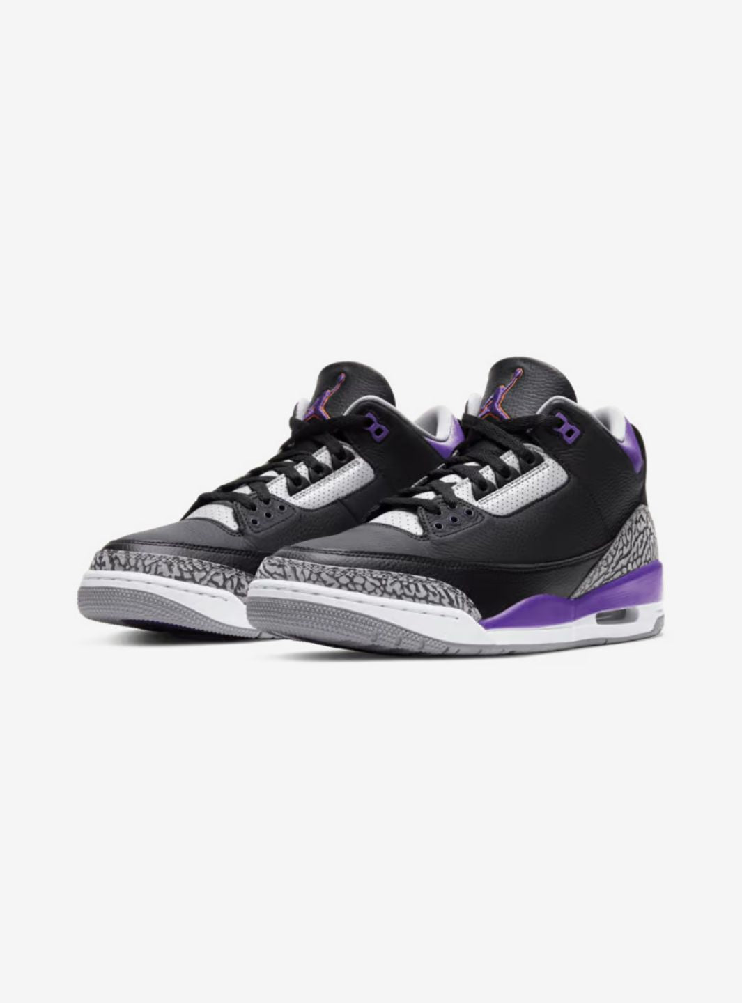 Air Jordan 3 Retro Black Court Purple