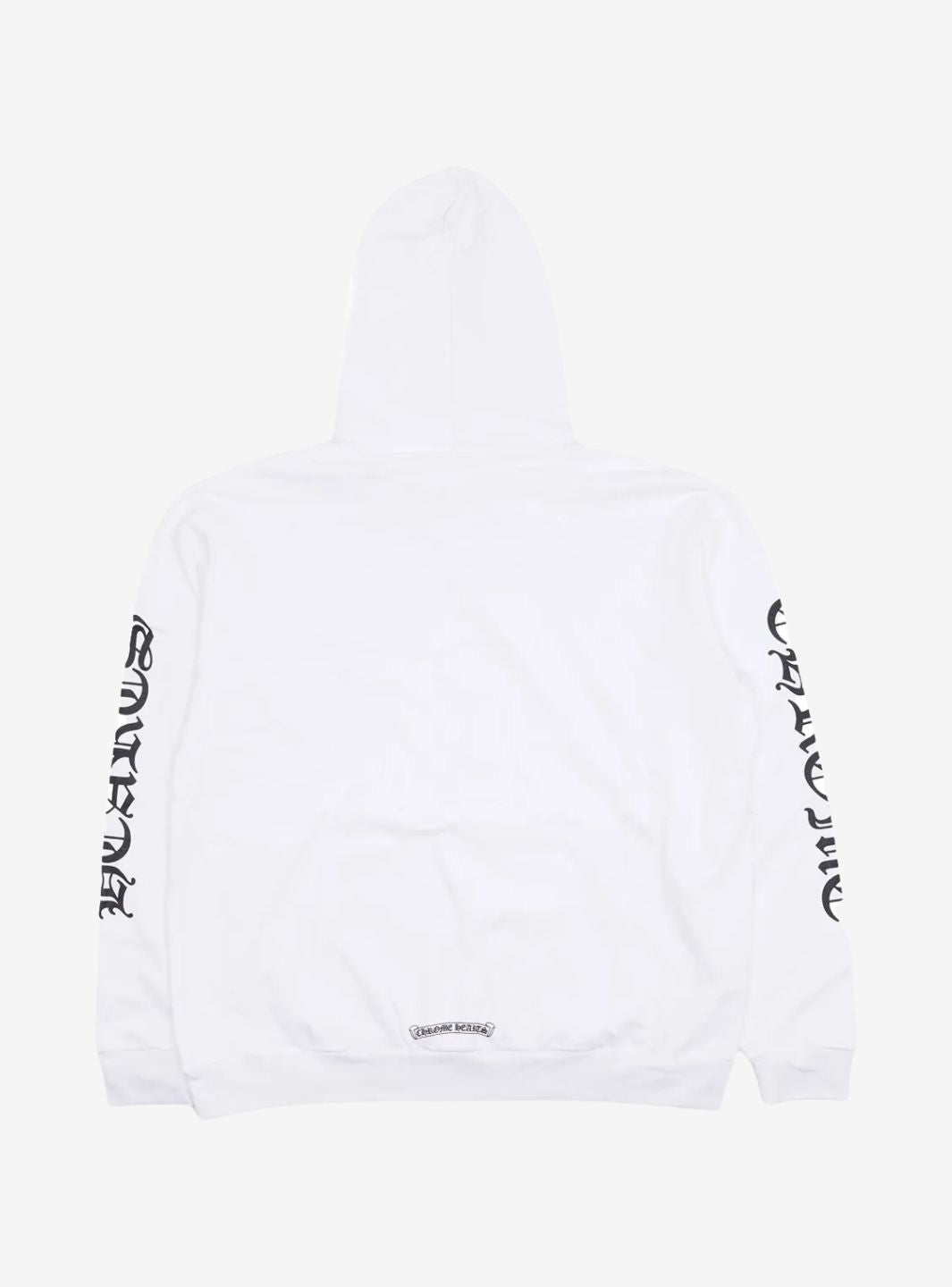 Chrome Hearts Vertical Logo Hoodie White
