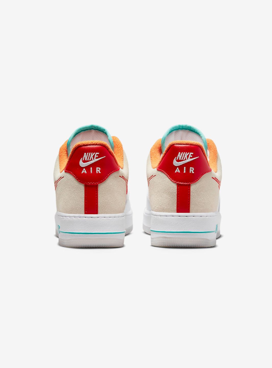 Nike Air Force 1 Low '07 PRM Just Do It White Red Teal