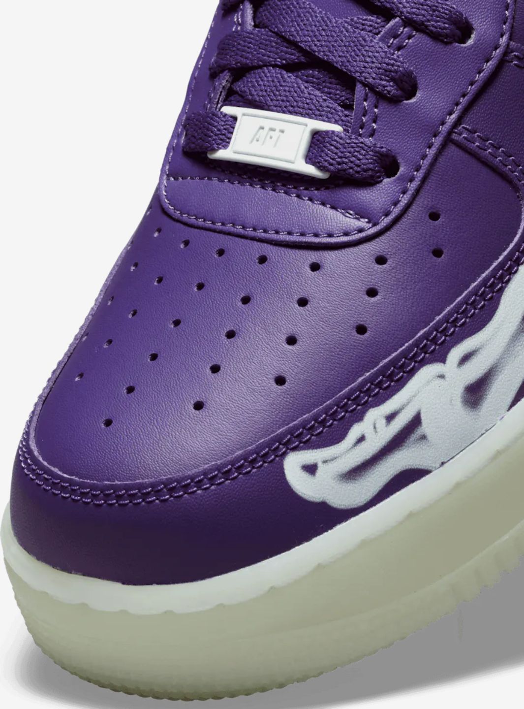 Nike Air Force 1 Low Purple Skeleton Halloween (2021)