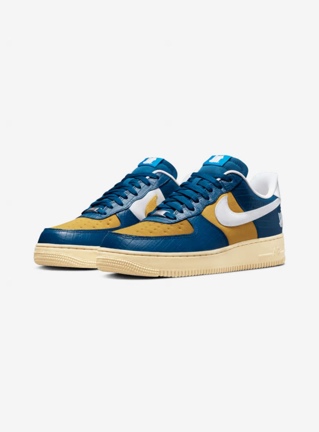 Nike Air Force 1 Low SP Undefeated 5 On It Blue Yellow Croc