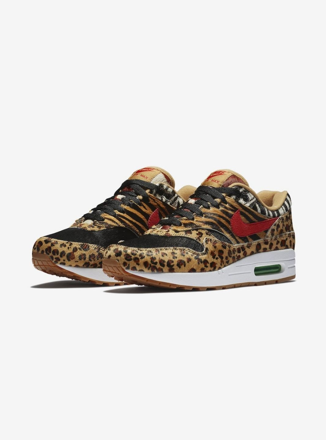 Nike Air Max 1 Atmos Animal Pack 2.0 (All Black Box) (2018)