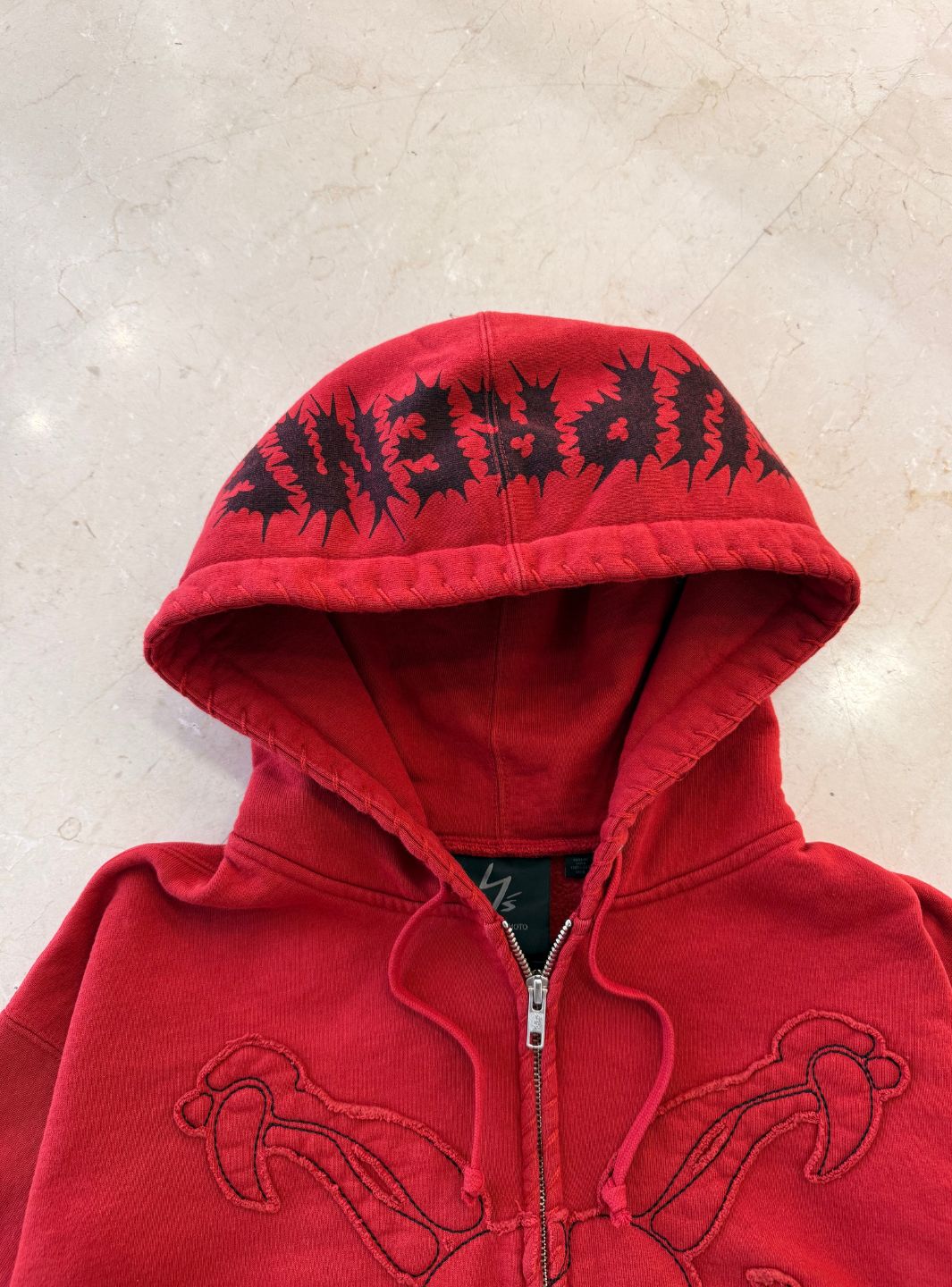 Supreme Y's by Yohji Yamamoto Zip Up Hooded Sweatshirt Red